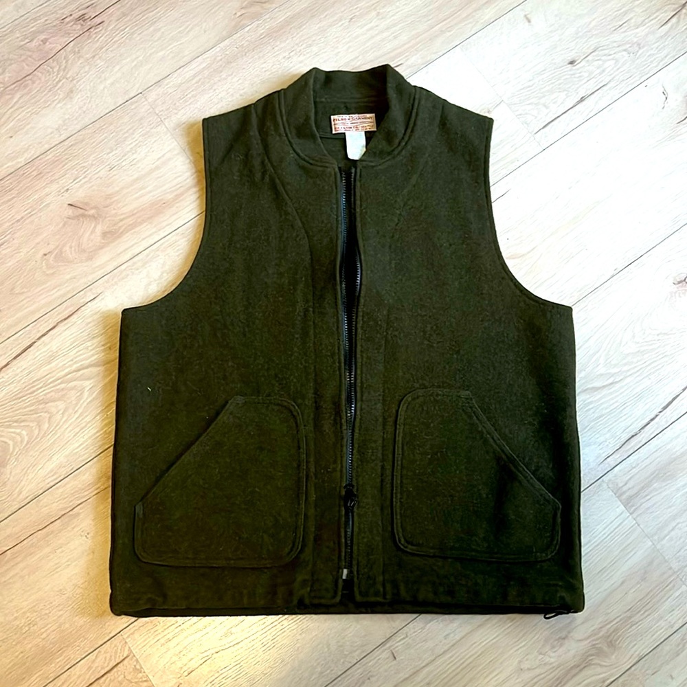 Filson Mackinaw Wool Vest Liner - Forest Green